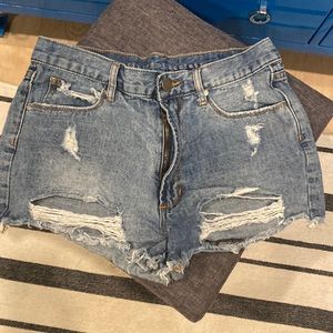 Articles of society jean shorts, ripped